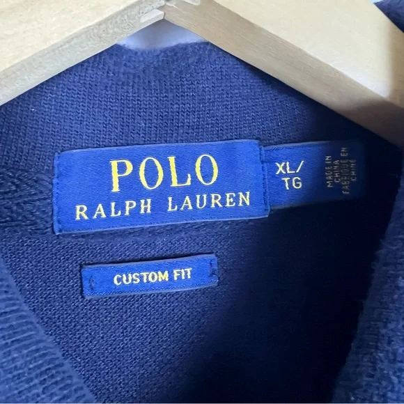 Polo Ralph Lauren Men’s USA #10 Big Pony Flag Cotton Shirt XL Custom Fit - Picture 7 of 11